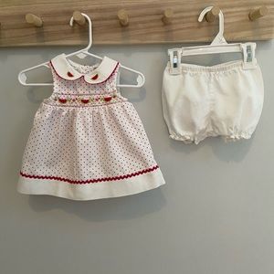 Youngland watermelon sleeveless Dress & Bottoms in Baby Girl Size 3 / 6 months